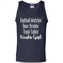 Load image into Gallery viewer, Football Watching Beer Drinking Trash Talking Girl# Zawin