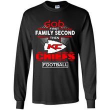 Load image into Gallery viewer, God First Family Second Then Kansas City Chiefs Football