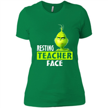 Load image into Gallery viewer, Grinch Resting Teacher Face