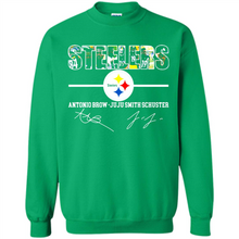 Load image into Gallery viewer, Pittsburgh Steelers Antonio Brown Juju Smith Signatures Football Fans