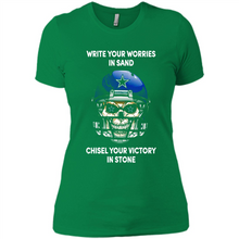 Load image into Gallery viewer, Dallas Cowboys Write Your Worries In Sand Chisel Your Victory In Stone