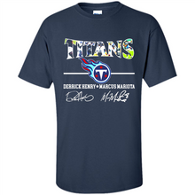 Load image into Gallery viewer, Tennessee Titans Derrick Henry Marcus Mariota Signatures Football