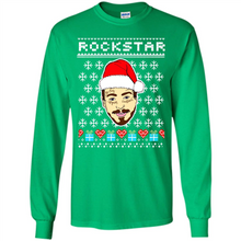 Load image into Gallery viewer, Post Malone rockstar Christmas sweater