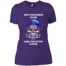 Load image into Gallery viewer, Dallas Cowboys Write Your Worries In Sand Chisel Your Victory In Stone
