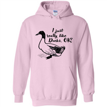 Load image into Gallery viewer, I Just Really Like Ducks, OK Shirt