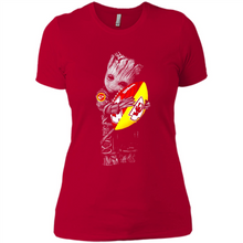 Load image into Gallery viewer, Groot Hug Kansas City Chiefs Football Rabbit And Kid