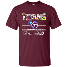 Load image into Gallery viewer, Tennessee Titans Derrick Henry Marcus Mariota Signatures Football