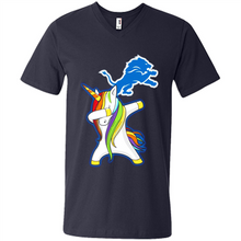 Load image into Gallery viewer, Detroit Lions Footballl Dabbing Unicorn# Zawin