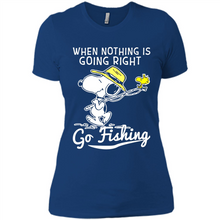 Load image into Gallery viewer, Snoopy When Nothing Is Going Right Go Fishing