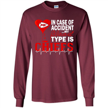 Load image into Gallery viewer, Nfl My Blood Type Is Kansas City Chiefs Gift For Fans # Zawin