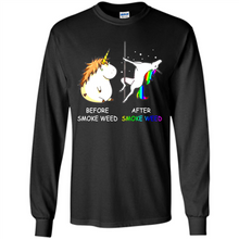 Load image into Gallery viewer, Before Smoke Weed After Smoke Weed Unicorn