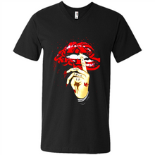 Load image into Gallery viewer, Cutest Kansas City Chiefs Lips Shut The Fck Up For Football Lovers