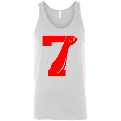 7 Fist Up Colin Kaepernick white