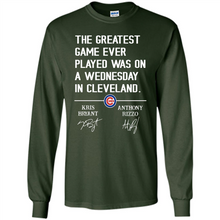 Load image into Gallery viewer, The greatest game ever played was on a wednesday in cleveland