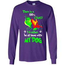 Load image into Gallery viewer, Grinch There Is A 100% Chance I's Rather Be At Home With My Dog