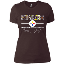 Load image into Gallery viewer, Pittsburgh Steelers Antonio Brown Juju Smith Signatures Football Fans