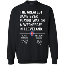 Load image into Gallery viewer, The greatest game ever played was on a wednesday in cleveland