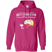 Load image into Gallery viewer, Welcome to camp Quitcherbitchin a certified happy camper area Snoopy # Zawin