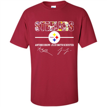 Load image into Gallery viewer, Pittsburgh Steelers Antonio Brown Juju Smith Signatures Football Fans