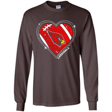 Load image into Gallery viewer, Arizona Cardinals Football Diamond Heart# pukas-store