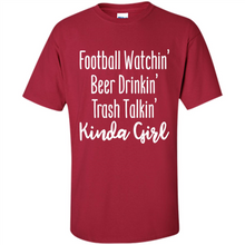 Load image into Gallery viewer, Football Watching Beer Drinking Trash Talking Girl# Zawin
