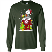 Load image into Gallery viewer, Alabama Crimson Tide Ugly Christmas Sweaters Snoopy Woodstock sweater
