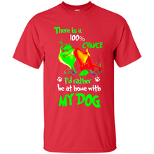 Load image into Gallery viewer, Grinch There Is A 100% Chance I's Rather Be At Home With My Dog