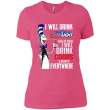 Load image into Gallery viewer, The Cat In The Hat I Will Drink Coors Light Here Or There I Will Drink Coors Light Everywhere