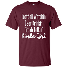 Load image into Gallery viewer, Football Watching Beer Drinking Trash Talking Girl# Zawin