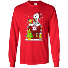 Load image into Gallery viewer, Alabama Crimson Tide Ugly Christmas Sweaters Snoopy Woodstock sweater