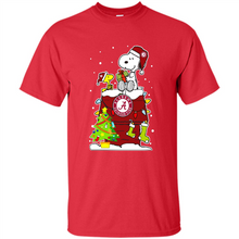 Load image into Gallery viewer, Alabama Crimson Tide Ugly Christmas Sweaters Snoopy Woodstock sweater