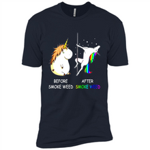 Load image into Gallery viewer, Before Smoke Weed After Smoke Weed Unicorn