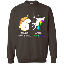 Load image into Gallery viewer, Before Smoke Weed After Smoke Weed Unicorn