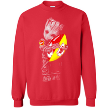 Load image into Gallery viewer, Groot Hug Kansas City Chiefs Football Rabbit And Kid