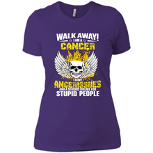 Load image into Gallery viewer, Walk Away I Am A Cancer Vintage Skull