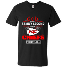 Load image into Gallery viewer, God First Family Second Then Kansas City Chiefs Football