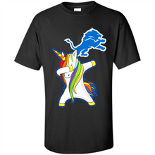 Load image into Gallery viewer, Detroit Lions Footballl Dabbing Unicorn# Zawin